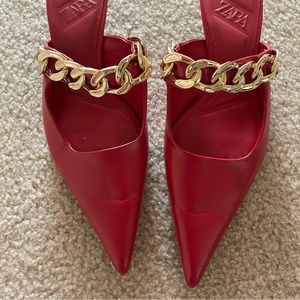 Zara pink shoes